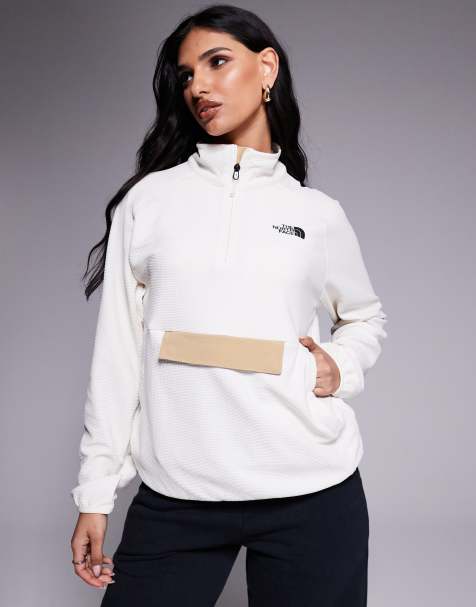 The North Face - Kecha - Giacca ripiegabile bianco sporco con zip corta - In esclusiva per ASOS - view 1