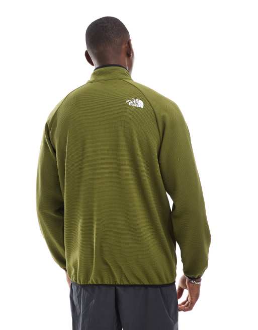 The North Face – Kecha – Kakifärgad, packningsbar anorak med 1/4-lång dragkedja, 2 av 4