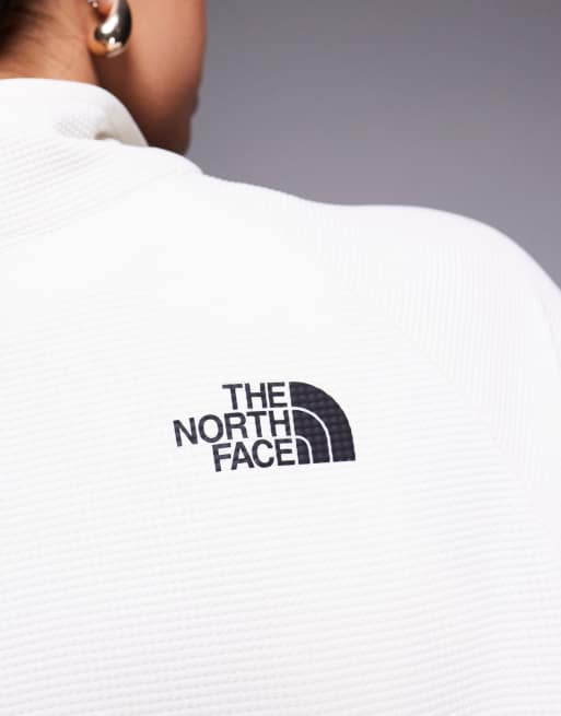 The North Face Kecha packable 1/4 jacket in off white exclusive to ASOS, 3 of 4