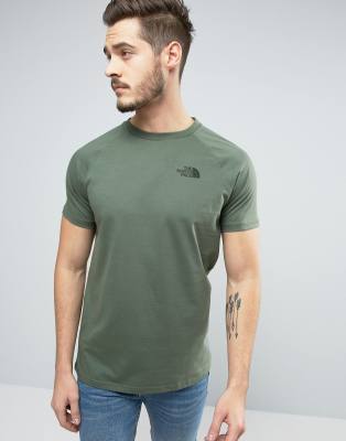 the north face t shirt green