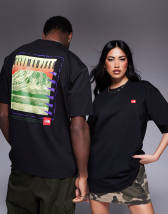 The North Face Stone Block logo backprint oversized t-shirt