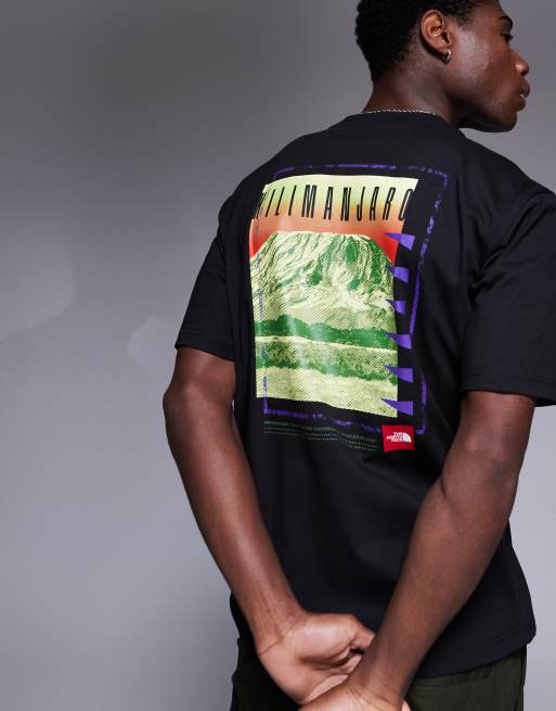 The North Face Kilimanjaro unisex oversized backprint t-shirt in black