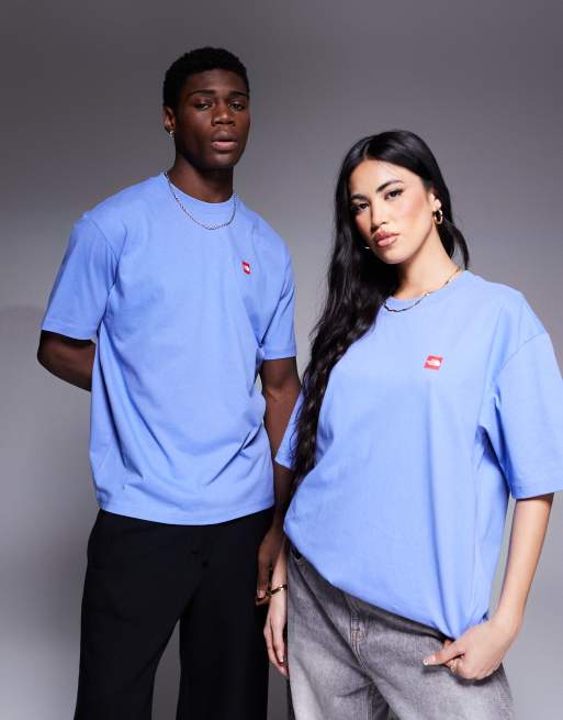 The North Face Kilimanjaro unisex oversized backprint t-shirt in blue, 4 of 4