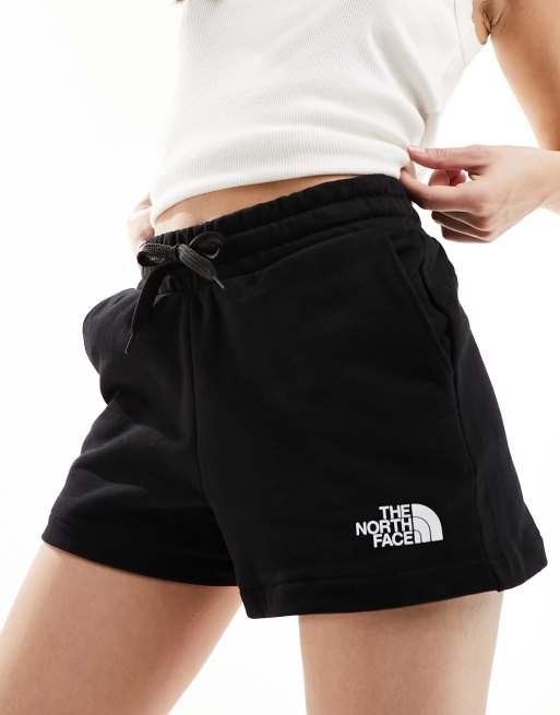 The North Face – Knappe Shorts in Schwarz mit Logo