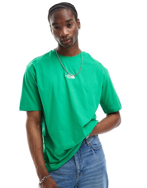 The North Face - Kraftig og oversized T-shirt i smaragdgrøn - Kun hos ASOS, 3 af 4