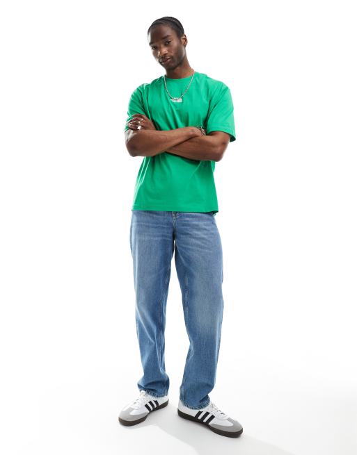 The North Face - Kraftig og oversized T-shirt i smaragdgrøn - Kun hos ASOS, 4 af 4