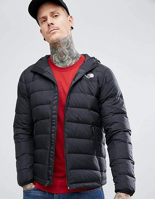 The North Face La Paz Down Hooded Jacket in Black | ASOS