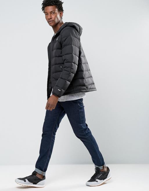 The North Face La Paz Hooded Down Jacket In Black