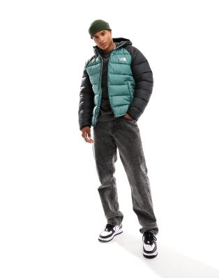 The North Face Lauerz Synthetic Jacket In Black And Green