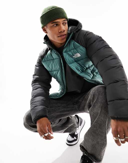 the north face play green t hoodie jacket