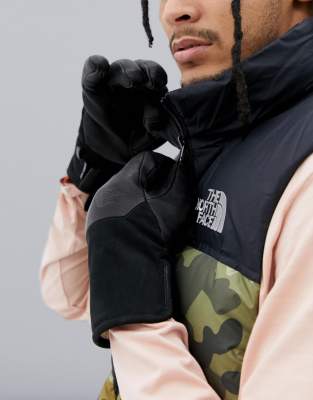 the north face leather il solo glove