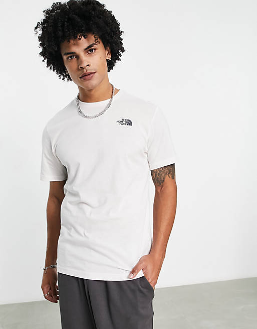 The North Face Leaves Graphic back print t-shirt in off white Exclusive at  ASOS | ASOS