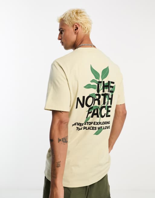 The North Face leaves graphic t-shirt in beige - Exclusive at ASOS