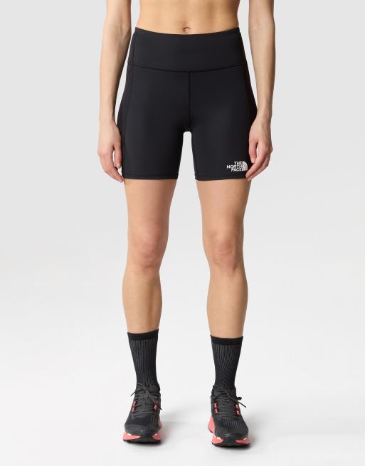 The North Face - Leggings corti neri con tasca