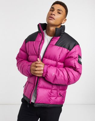 north face purple puffer jacket