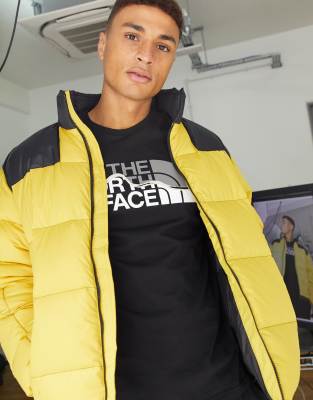 north face doudoune jaune