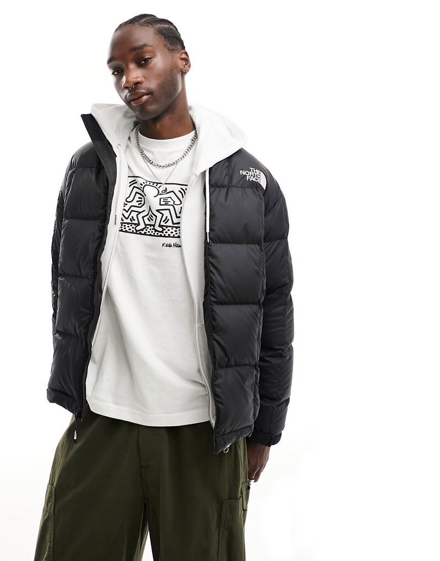 The North Face Lhotse down puffer jacket in black