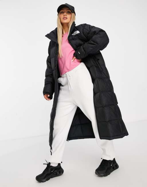 The North Face Lhotse duster jacket in black ASOS