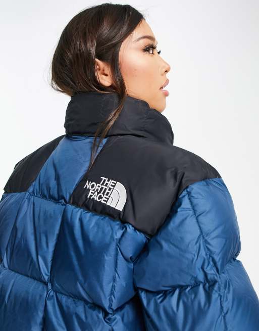 The north face on sale blue coat