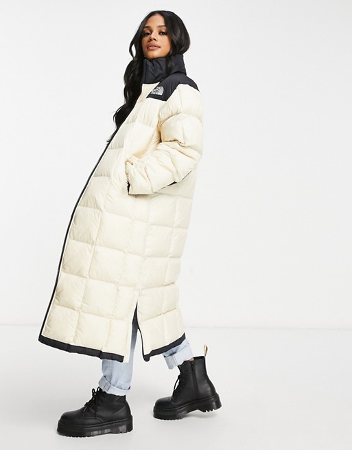 The North Face Lhotse duster jacket in cream