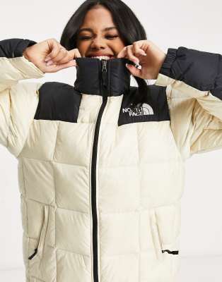 north face cream coat