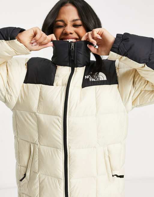 The North Face Lhotse duster jacket in cream