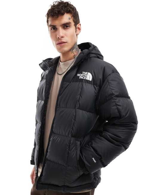 North face bubble jacket with hood on sale