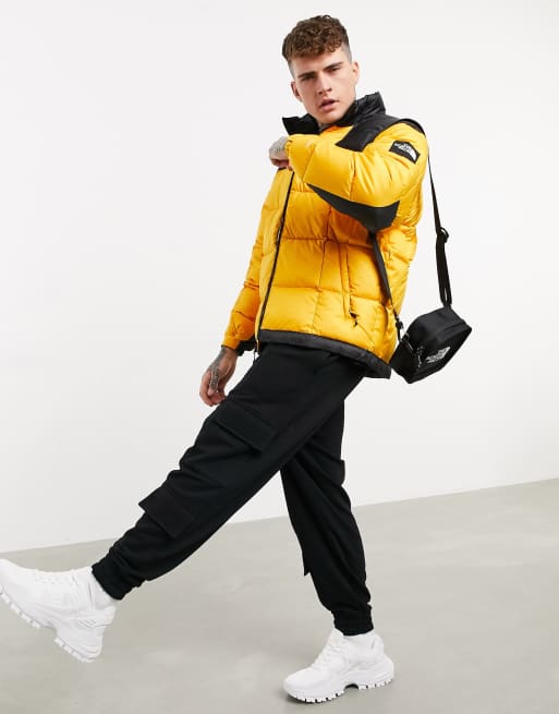 North face best sale lhotse jacket yellow