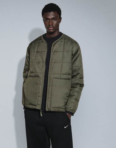 The North Face Lhotse LT geïsoleerde jas in kaki - view 1