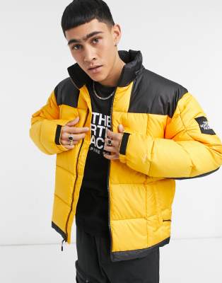 north face bubble jacket yellow