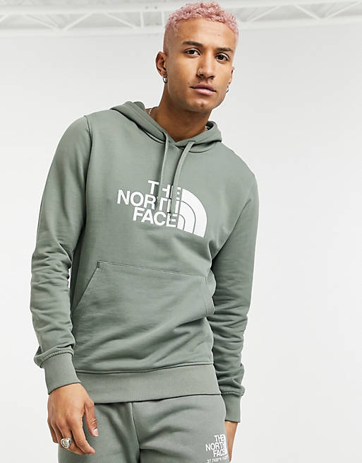 name Playwright Deliberately The North Face Light Drew Peak hoodie in green | ASOS