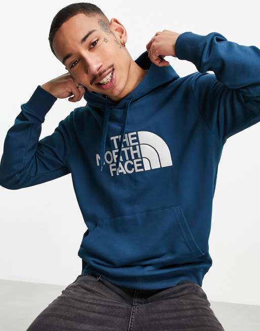 The North Face Light Drew Peak Hoodie In Navy Asos