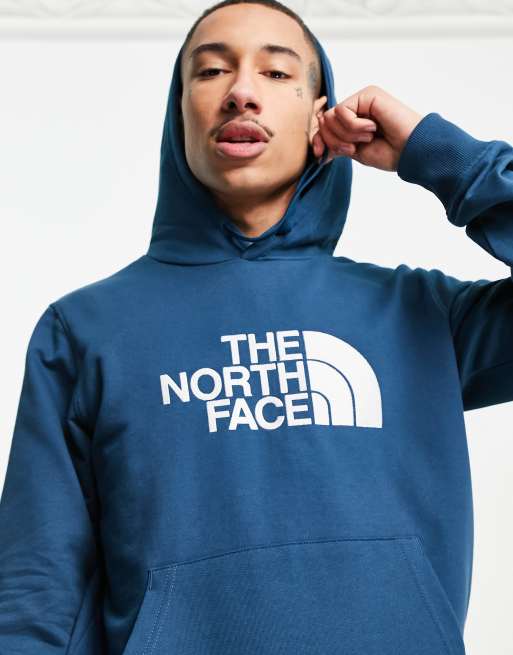 The North Face Light Drew Peak Hoodie In Navy Asos