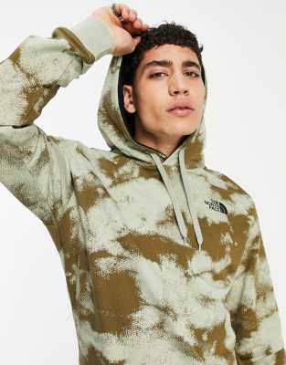 The North Face Light Seasonal Drew Peak hoodie in green tie dye