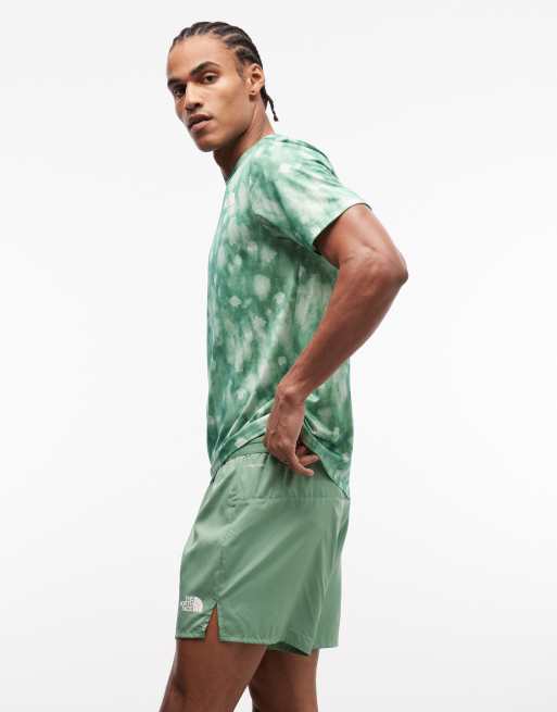 The North Face Lightbright 5" short in light green, 2 of 5