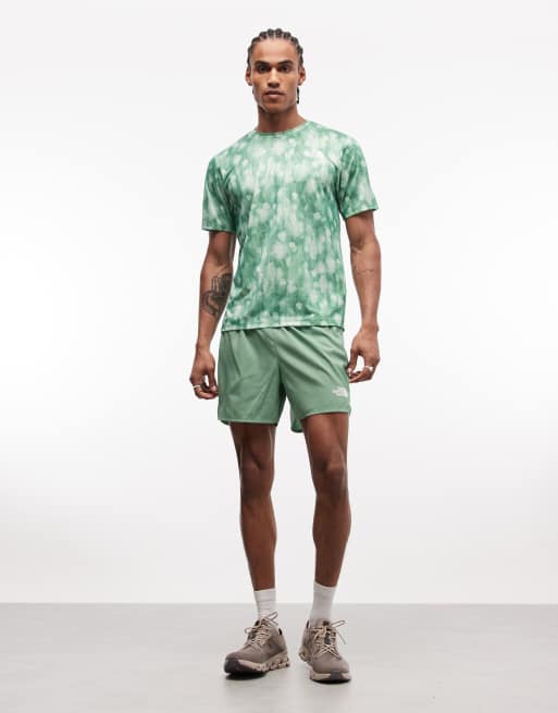 The North Face Lightbright 5" short in light green, 3 of 5