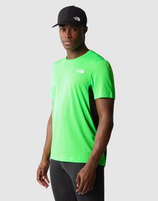 The North Face Lightbright t-shirt in green and black
