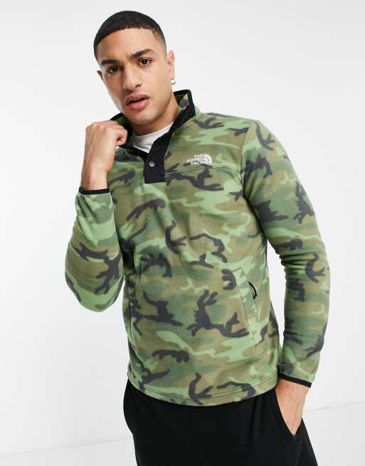 The north store face camo fleece