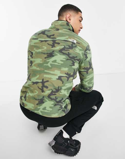The North Face Lightweight 1/4 zip fleece in camo | ASOS