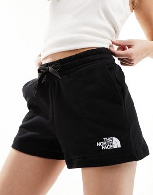 The North Face logo bootie shorts in black