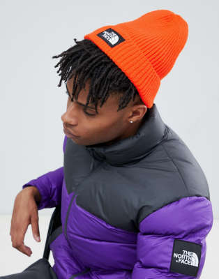 north face cap orange