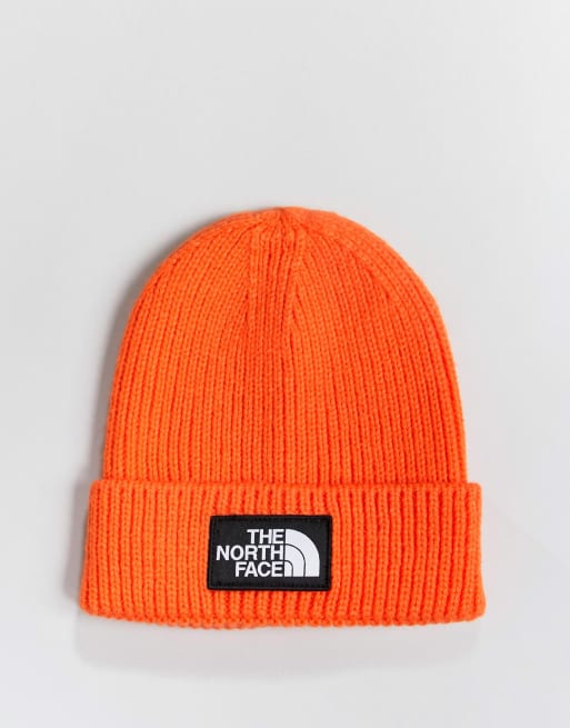 The north face beanie on sale orange