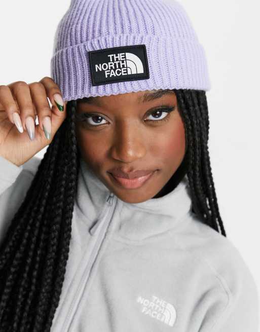 Purple north face hat new arrivals