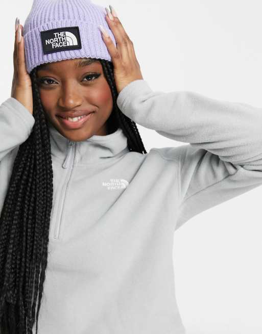 North face logo hot sale box cuffed beanie