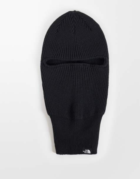 The North Face Logo Box gebreide balaclava in zwart - view 1