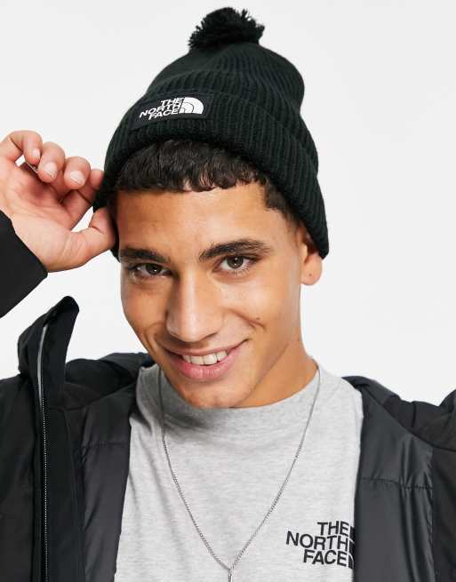 Tnf logo best sale box pom beanie