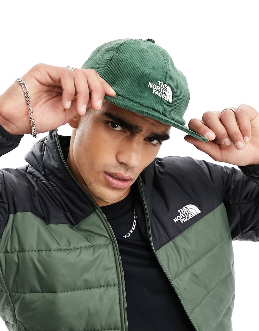 The North Face Logo Cap In Green