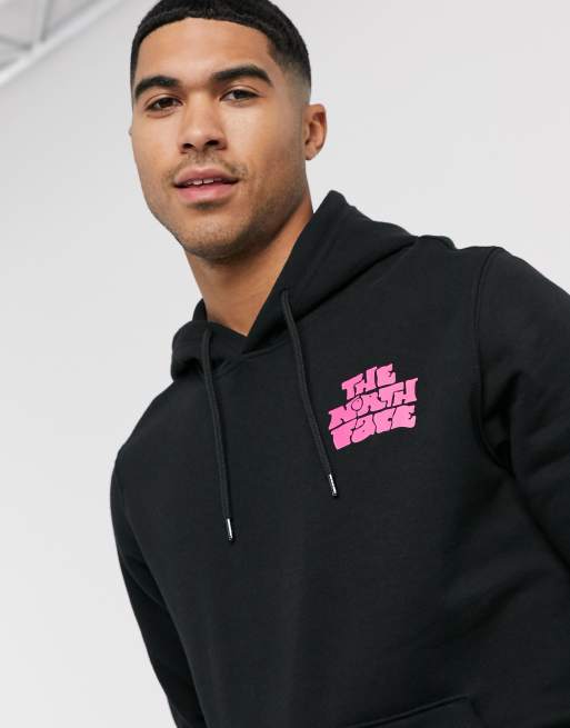 The North Face Logo Haze hoodie in black