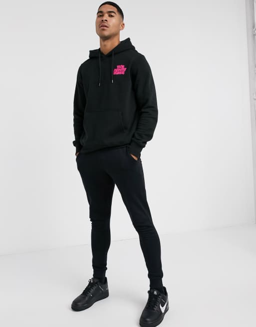 The north face logo haze hoodie new arrivals