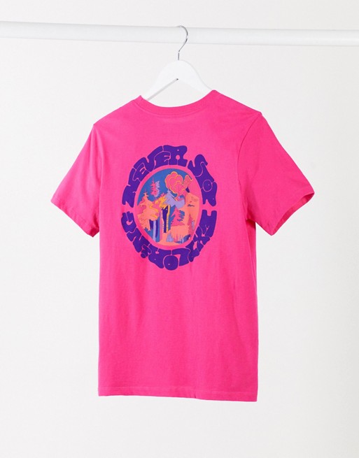 The North Face Logo Haze t-shirt in pink